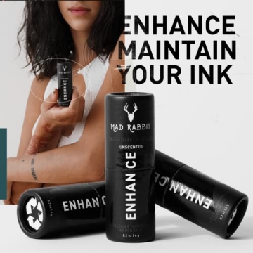 Mad Rabbit Enhance Tattoo Balm Stick for Vibrant Aftercare