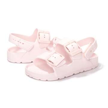 FUNKYMONKEY Kids Lightweight Adjustable Buckle Sandals