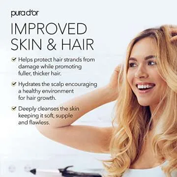 PURA D'OR Organic Jamaican Black Castor Oil for Beauty