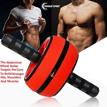 Ab Roller Wheel for Core Workout - Easy Quick Assembly