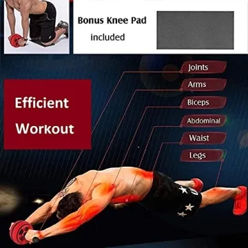 Ab Roller Wheel for Core Workout - Easy Quick Assembly