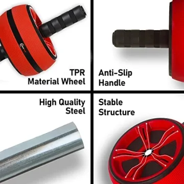 Ab Roller Wheel for Core Workout - Easy Quick Assembly