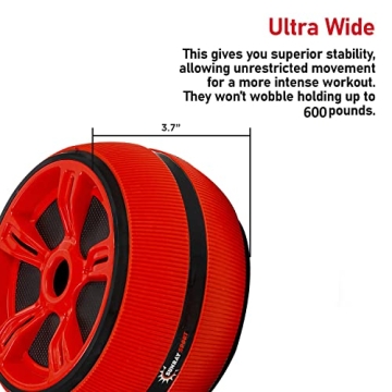 Ab Roller Wheel for Core Workout - Easy Quick Assembly
