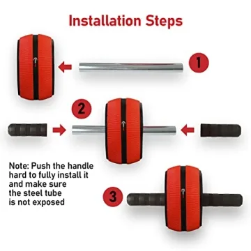 Ab Roller Wheel for Core Workout - Easy Quick Assembly