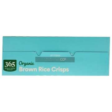 365 by Whole Foods Market, Organic Brown Rice Crisps Cereal, 12 Ounce