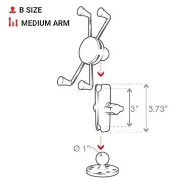 RAM MOUNTS X-Grip Large Phone Mount - Durable & Versatile