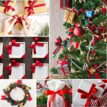 Red Satin Ribbon 1" x 25 Yards - Gift Wrapping & Crafting