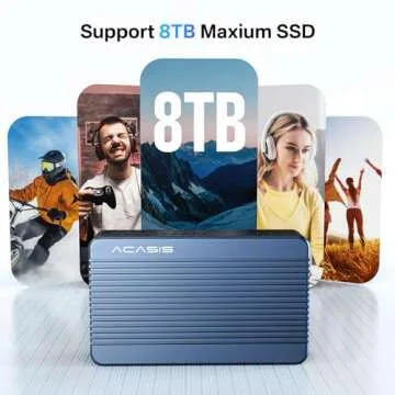 ACASIS Mac Mini Dock with 40Gbps NVMe Enclosure for Dual Monitors