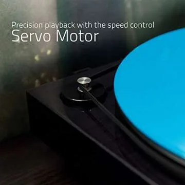 Fluance RT83 Reference High Fidelity Vinyl Turntable Record Player with Ortofon 2M Red Cartridge, Speed Control Motor, High Mass MDF Wood Plinth, Vibration Isolation Feet - Piano Black