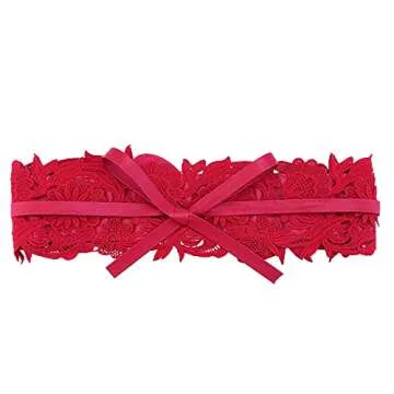 Stylish Ayliss Women's Lace Waist Belt in Chic Colors