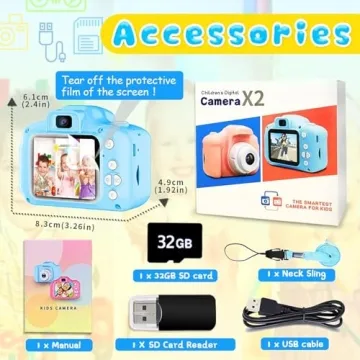 Best Kids Selfie Camera for Ages 3-8 - Dylanto