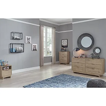 Oliah Modern Six Drawer Dresser - Ashley Furniture