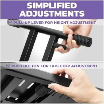 Liquid Stands Expandable DJ Table for Portable Audio Gear