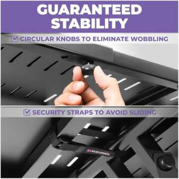 Liquid Stands Expandable DJ Table for Portable Audio Gear