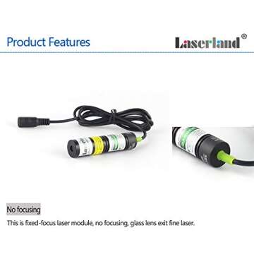 532nm Green Laser Line Module Generator Projector for Sawmill Woodworks Alignment Laser Swamp Haunted house Laser Pond 5mW