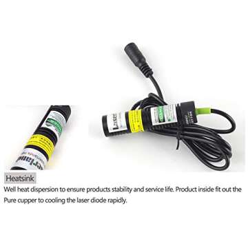 532nm Green Laser Line Module Generator Projector for Sawmill Woodworks Alignment Laser Swamp Haunted house Laser Pond 5mW