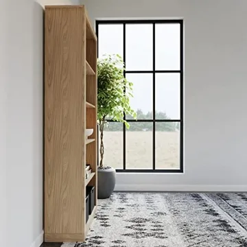 Edenbrook 5-Shelf Bookcase for Home or Office Storage