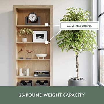 Edenbrook 5-Shelf Bookcase for Home or Office Storage