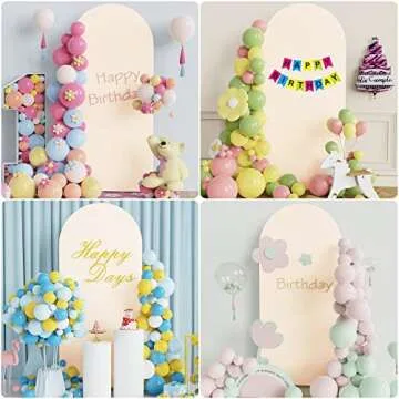 Wokceer 6FT Spandex Wedding Arch Cover for Events