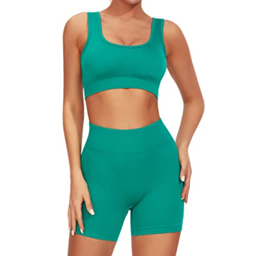 Seamless High Waist Butt Lifting Shorts & Bra Set