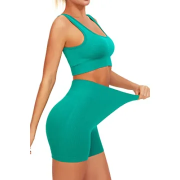 Seamless High Waist Butt Lifting Shorts & Bra Set