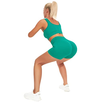 Seamless High Waist Butt Lifting Shorts & Bra Set