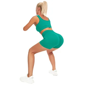 Seamless High Waist Butt Lifting Shorts & Bra Set