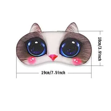 EBaokuup 12 Pack Funny Animal Sleep Eye Mask