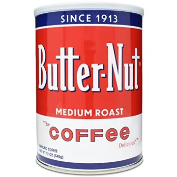 Butter-Nut Original Blend Ground Coffee, Medium Roast, 12 Ounce Steel Can