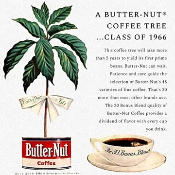 Butter-Nut Original Blend Ground Coffee in Steel Can for Great Flavor