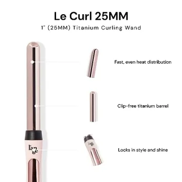 L'ANGE Titanium Curling Wand for All Hair Types