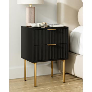 AEPOALUA Nightstand Compact Bedside Table for Bedroom