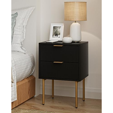 AEPOALUA Nightstand Compact Bedside Table for Bedroom