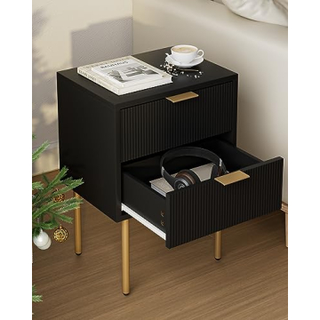 AEPOALUA Nightstand Compact Bedside Table for Bedroom