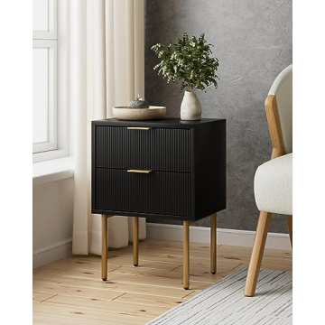 AEPOALUA Nightstand Compact Bedside Table for Bedroom