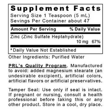 Liquid Zinc Assay for Optimal Health and Absorption