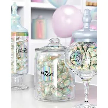 MUNBYN 2" Holographic Thermal Label Stickers for Gifts