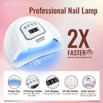 JODSONE Gel Nail Polish Kit with UV Light