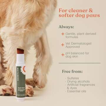 Dandylion Soft Paws Hydrating Dog Paw Lotion with Brush