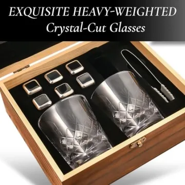 Whiskey Gift Set for Husband - Elegant Anniversary Present