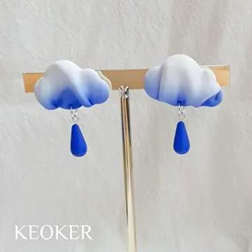 Keoker Polymer Clay Bead Roller, Polymer Clay Earrings Tools, Round Bead Maker, Clay Jewelry Making Tool, Helps You Make Perfectly Round Beads in Three Sizes (Teardrop Shape Bead)