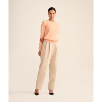 NAADAM Cashmere Crewneck Sweater - Apricot, XXS