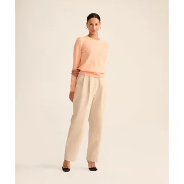 NAADAM Cashmere Crewneck Sweater - Apricot, XXS