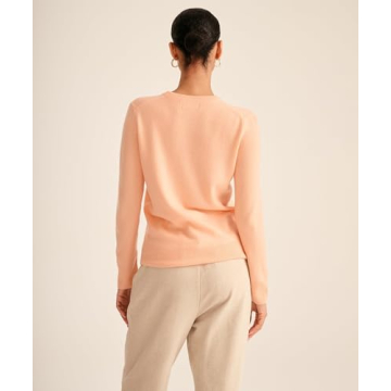 NAADAM Cashmere Crewneck Sweater - Apricot, XXS