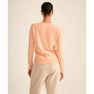 NAADAM Cashmere Crewneck Sweater - Apricot, XXS