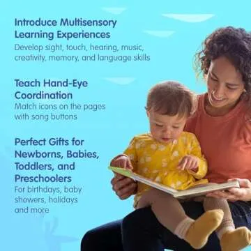 Baby Shark Sing-Alongs 10 Button Sound Book | Baby Shark Toys | Learning & Education Toys | Interactive Baby Books for Toddlers 1-3 | Gifts for Boys & Girls