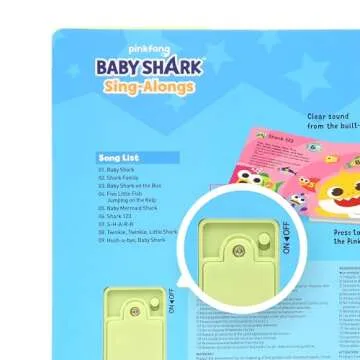 Baby Shark Sing-Alongs 10 Button Sound Book | Baby Shark Toys | Learning & Education Toys | Interactive Baby Books for Toddlers 1-3 | Gifts for Boys & Girls