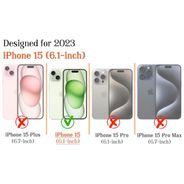 Cute flewfun iPhone 15 Case Compatible with MagSafe