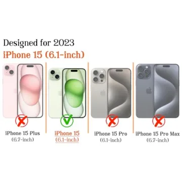 Cute flewfun iPhone 15 Case Compatible with MagSafe