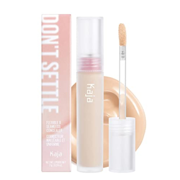KAJA Liquid Concealer - Don't Settle | Buildable, Lightweight & Color-Correcting 02 Banana Milk, 0.2...